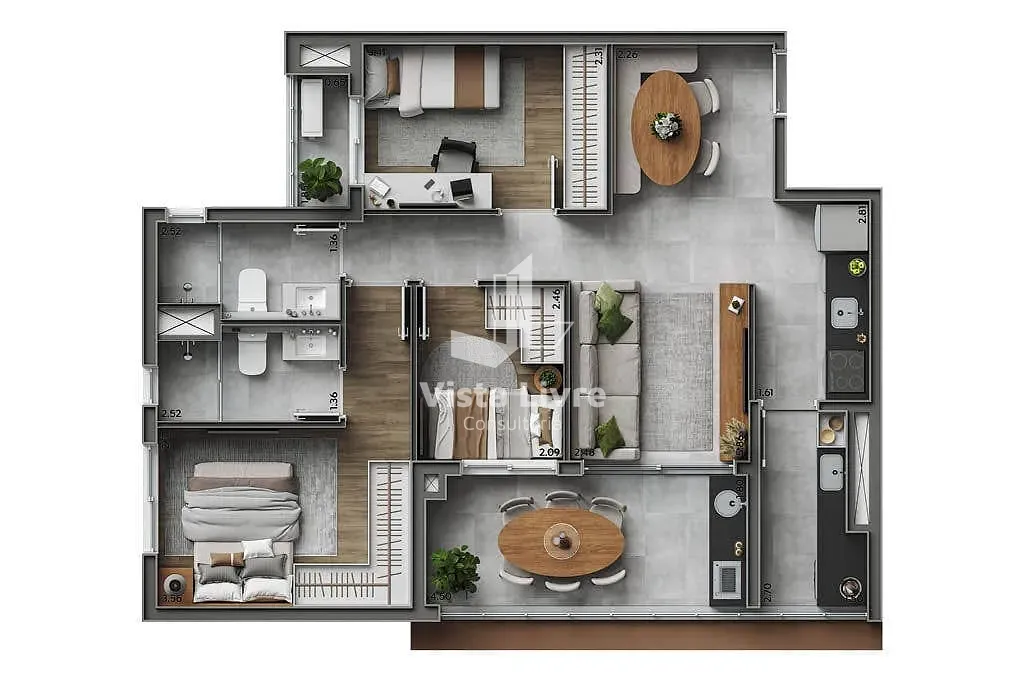 Cobertura, 3 quartos, 151 m² - Foto 23