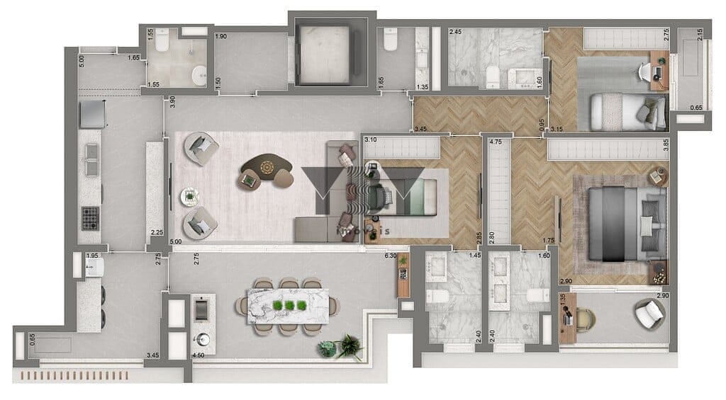 Cobertura à venda com 3 quartos, 246m² - Foto 22