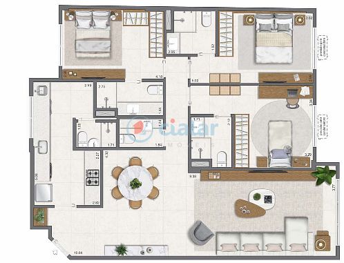 Apartamento à venda com 3 quartos, 116m² - Foto 21