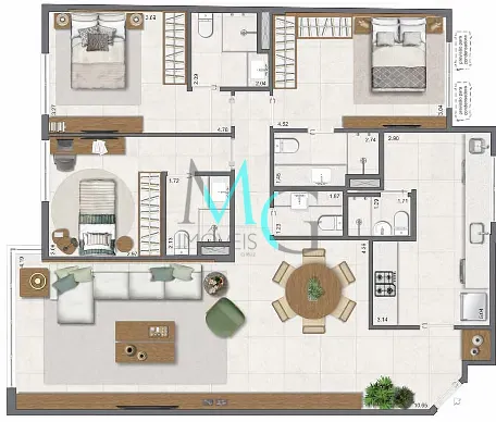 Apartamento, 3 quartos, 116 m² - Foto 25