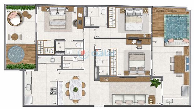 Apartamento à venda com 3 quartos, 137m² - Foto 28