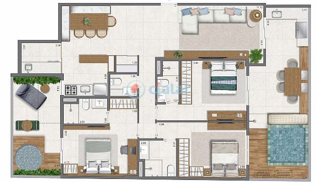 Apartamento à venda com 3 quartos, 137m² - Foto 29