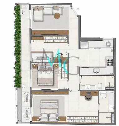 Apartamento, 3 quartos, 83 m² - Foto 18