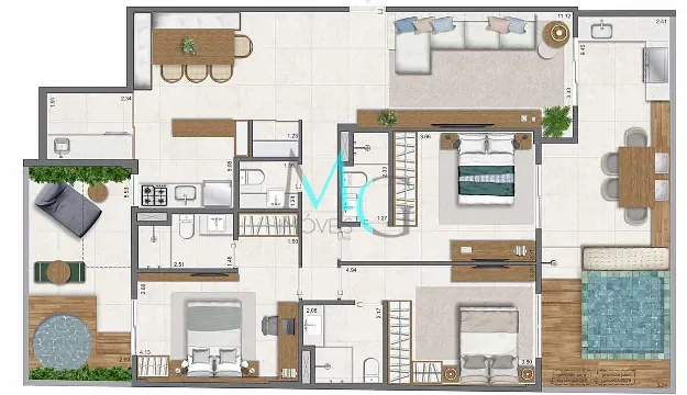 Apartamento, 3 quartos, 111 m² - Foto 29