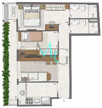 Apartamento, 3 quartos, 83 m² - Foto 16