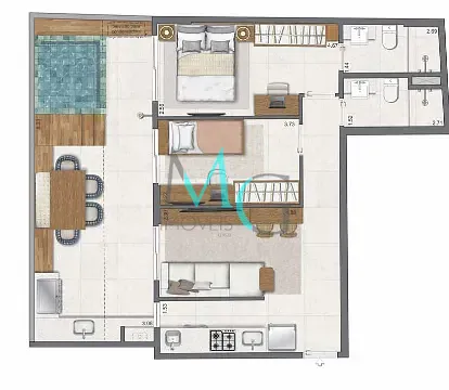 Apartamento, 3 quartos, 83 m² - Foto 17