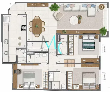 Apartamento, 3 quartos, 83 m² - Foto 24