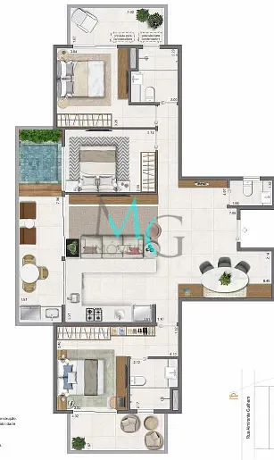 Apartamento, 2 quartos, 62 m² - Foto 22