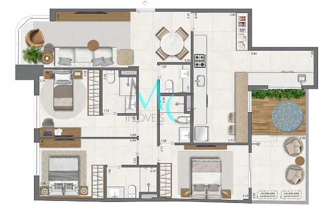 Apartamento, 2 quartos, 62 m² - Foto 26