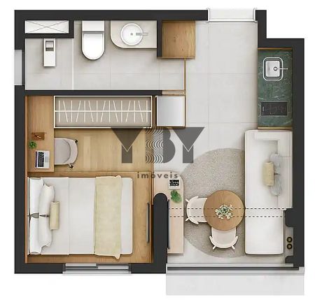 Apartamento à venda com 1 quarto, 24m² - Foto 23