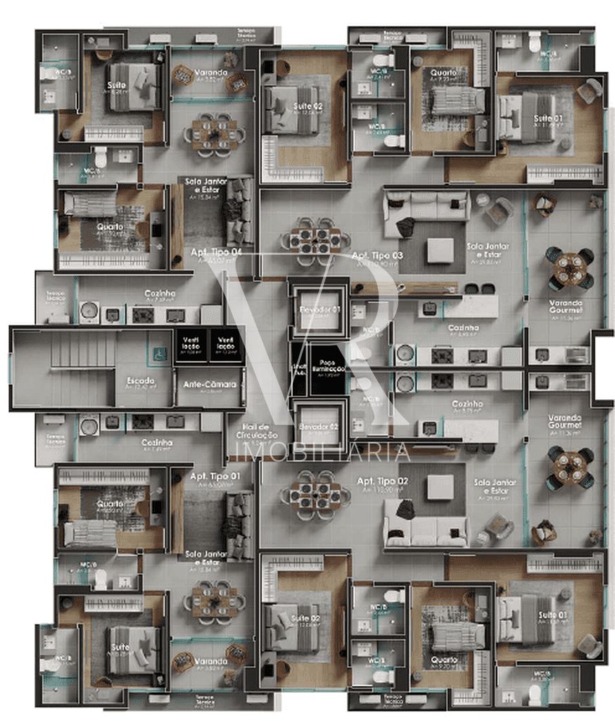 Apartamento à venda com 2 quartos, 65m² - Foto 18