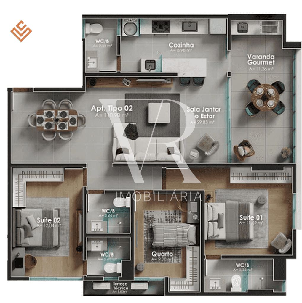 Apartamento à venda com 2 quartos, 65m² - Foto 21