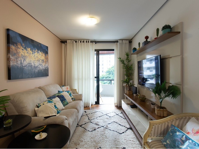 Foto do Apartamento - Apartamento à venda 2 Quartos 1 Suite 2 Vagas 72M² Moema São Paulo - SP | Lares e Andares Imóveis