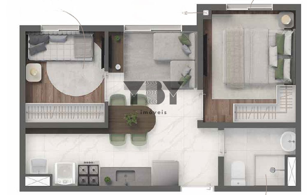 Apartamento à venda com 1 quarto, 24m² - Foto 34