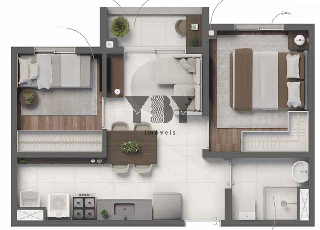 Apartamento à venda com 1 quarto, 24m² - Foto 36