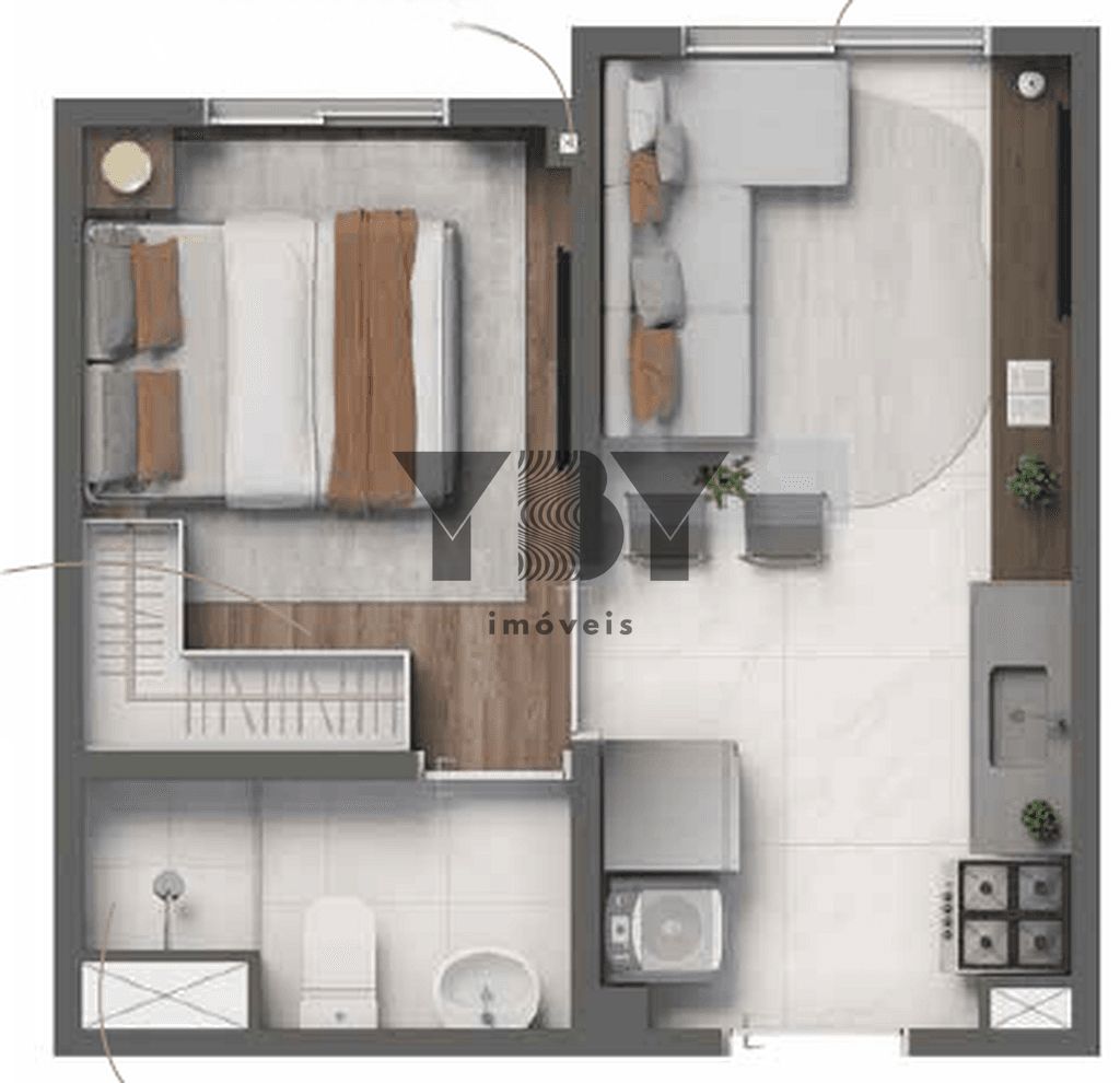 Apartamento à venda com 2 quartos, 36m² - Foto 31