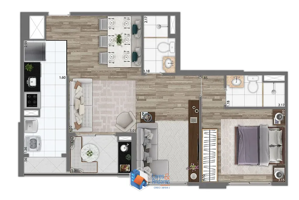 Apartamento, 3 quartos, 91 m² - Foto 22