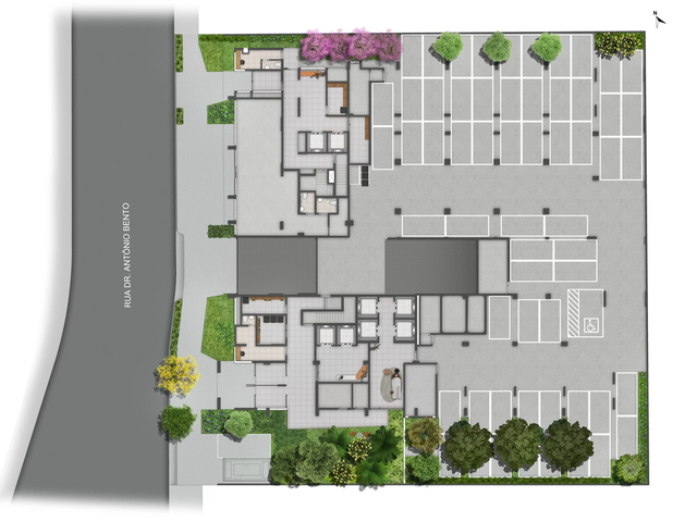 Planta do Empreendimento - Empreendimento Comercial à venda Santo Amaro São Paulo - SP | Monumental Residencial Conx - Lojas | Correteria Imóveis