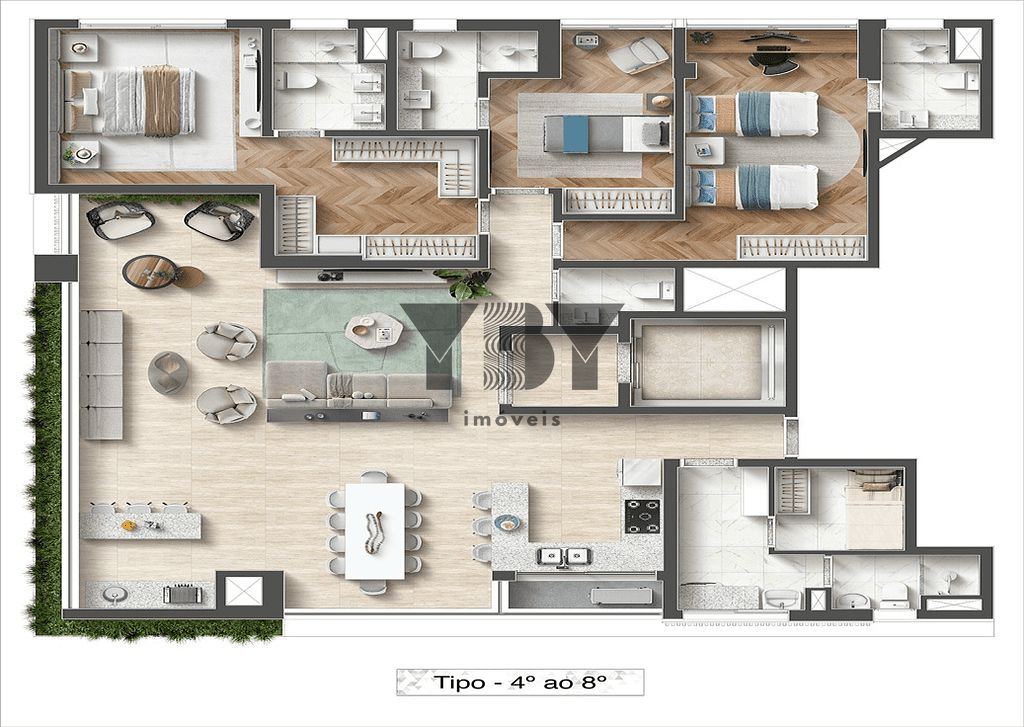 Apartamento à venda com 3 quartos, 240m² - Foto 11