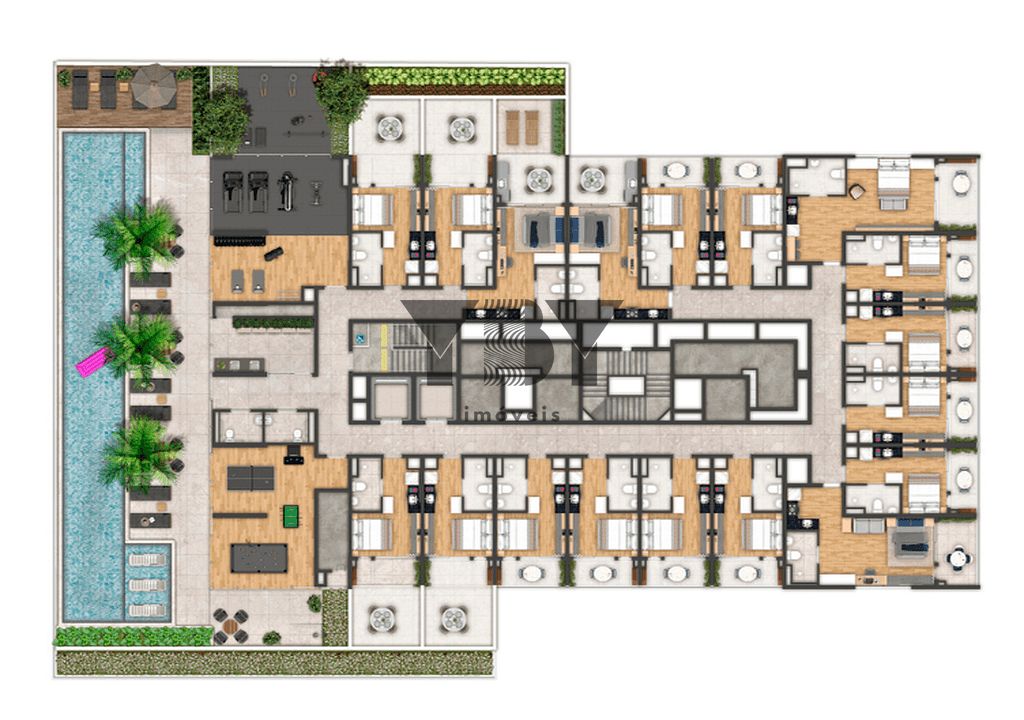 Apartamento à venda com 1 quarto, 24m² - Foto 6