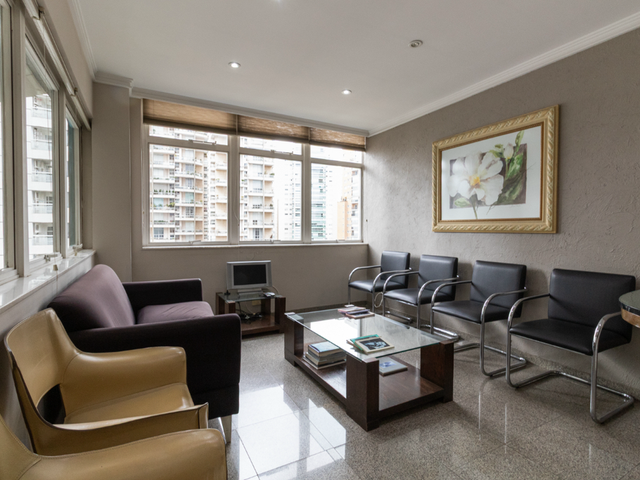 Foto do Sala - Sala à venda 1 Vaga 103M² Vila Nova Conceição São Paulo - SP | Lares e Andares Imóveis