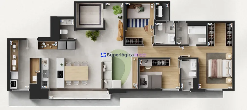 Apartamento, 3 quartos, 136 m² - Foto 47
