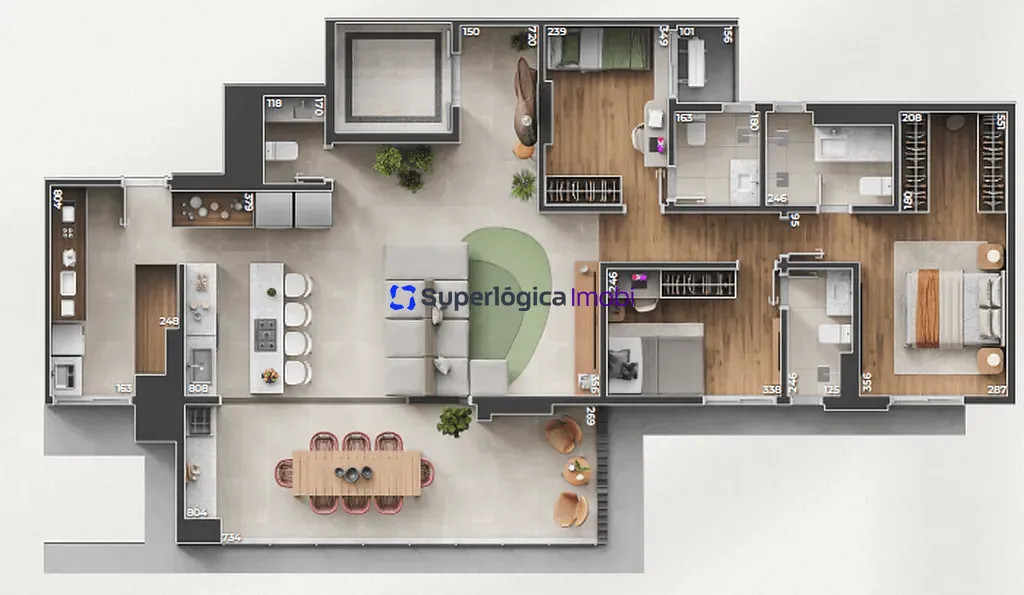 Apartamento, 3 quartos, 136 m² - Foto 50