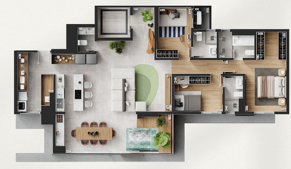 Apartamento, 3 quartos, 118 m² - Foto 51