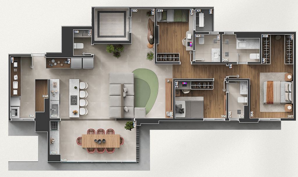 Apartamento, 4 quartos, 252 m² - Foto 48