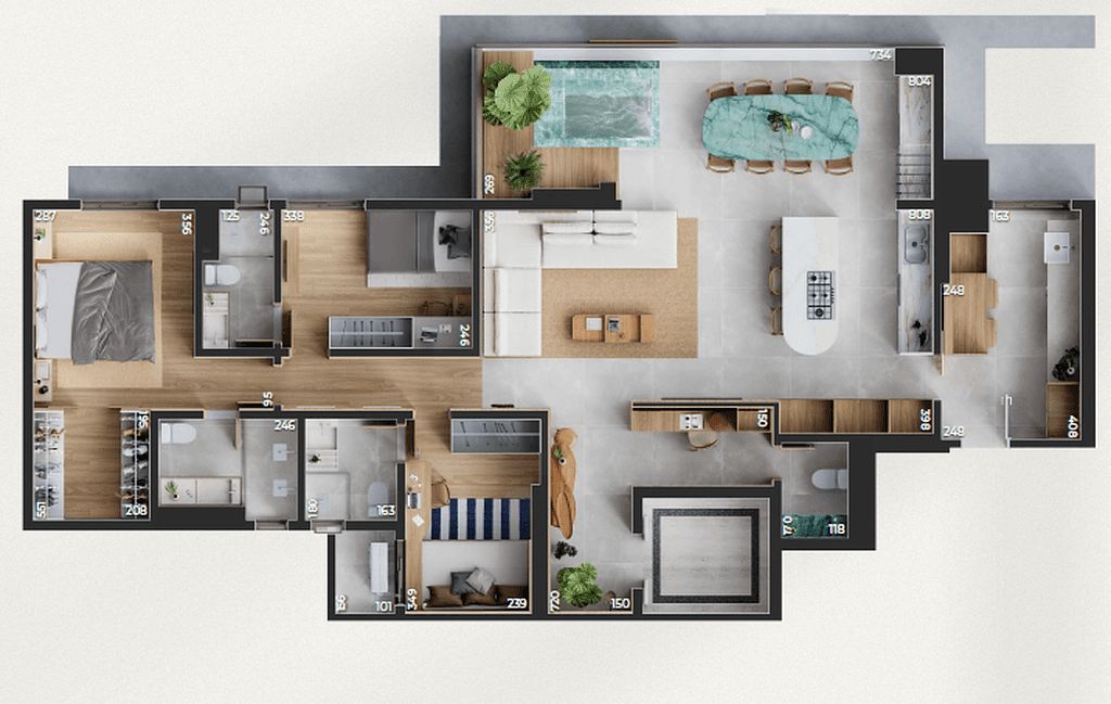 Apartamento, 4 quartos, 252 m² - Foto 49