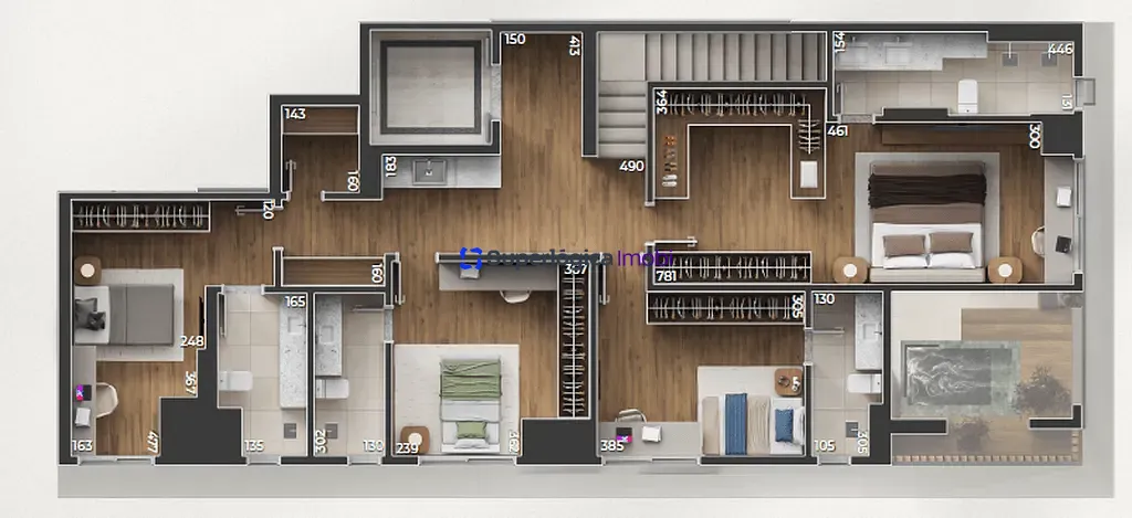Apartamento, 3 quartos, 148 m² - Foto 53