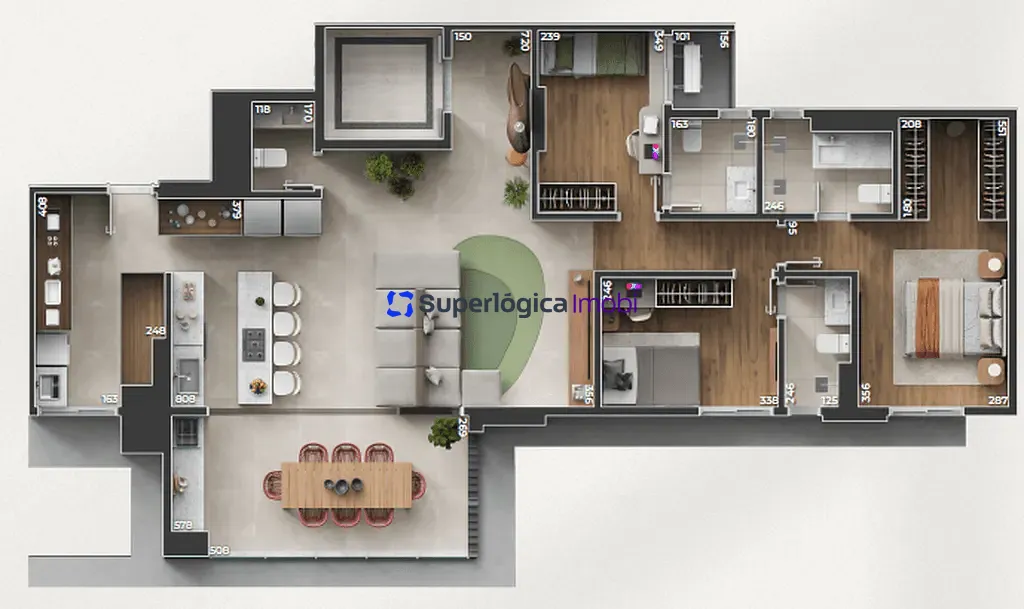 Apartamento, 3 quartos, 130 m² - Foto 48