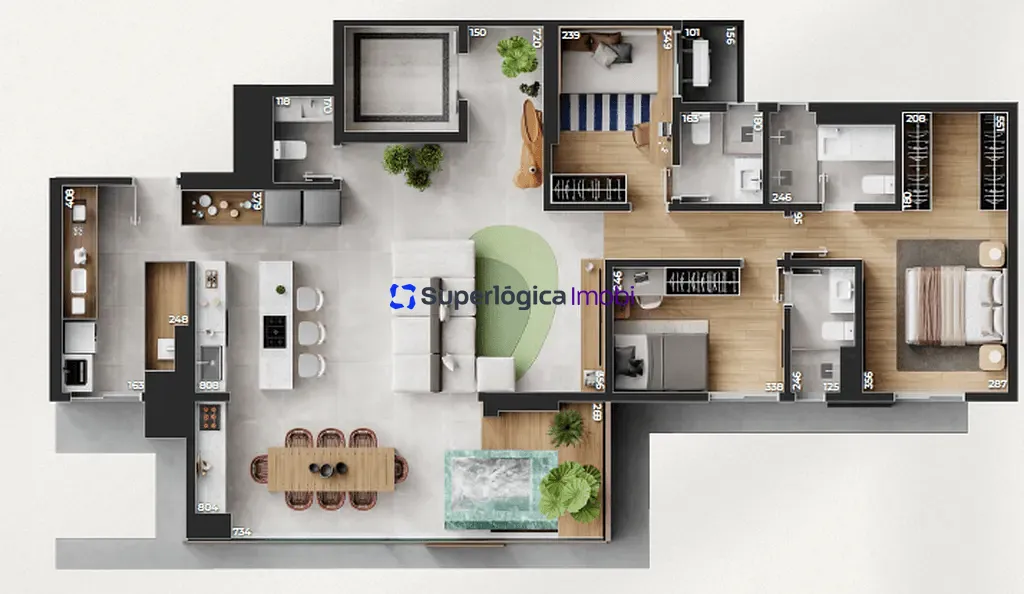 Apartamento, 3 quartos, 130 m² - Foto 51