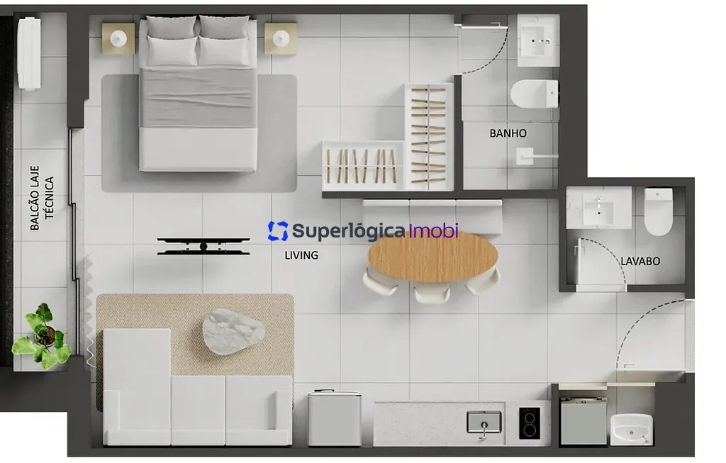 Apartamento, 2 quartos, 90 m² - Foto 50