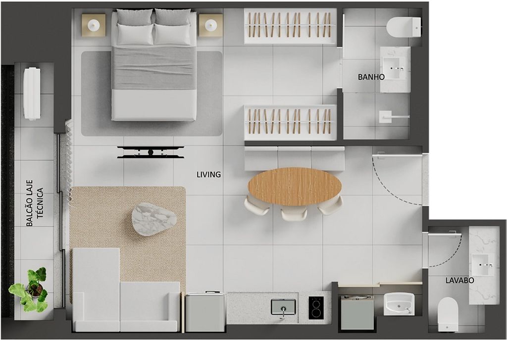 Apartamento, 2 quartos, 71 m² - Foto 51