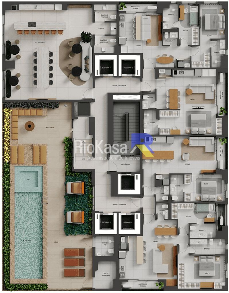 Apartamento, 1 quarto, 54 m² - Foto 41