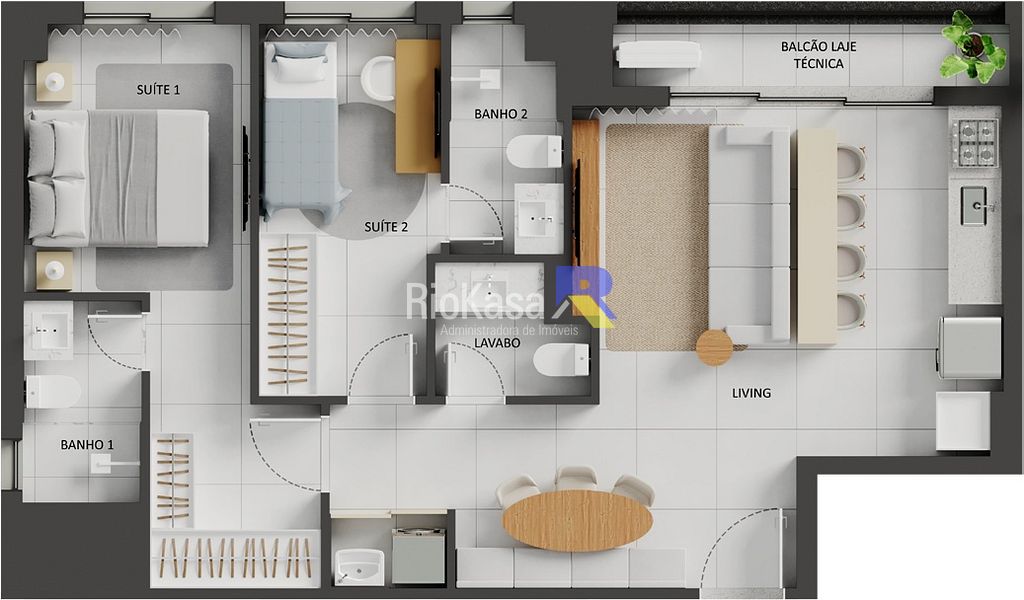 Apartamento, 1 quarto, 54 m² - Foto 62