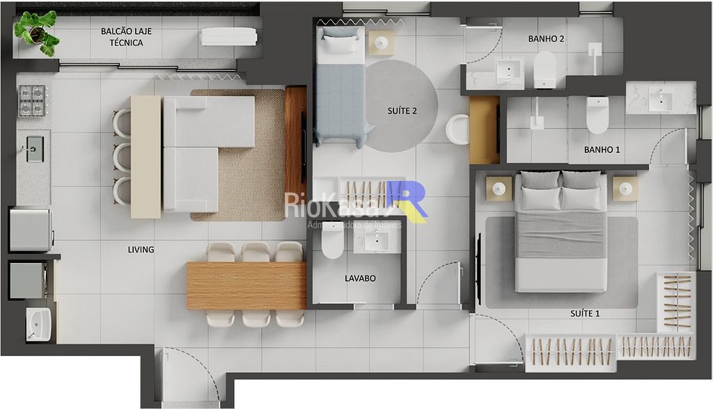 Apartamento, 1 quarto, 54 m² - Foto 63