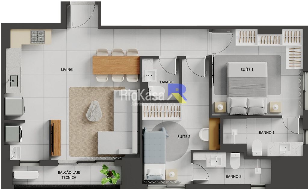 Apartamento, 1 quarto, 54 m² - Foto 65