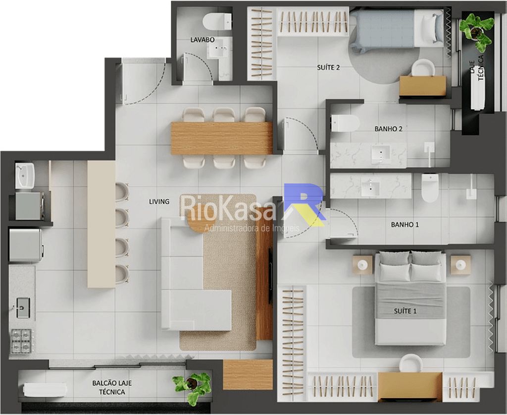 Apartamento, 1 quarto, 54 m² - Foto 66