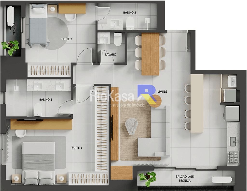 Apartamento, 1 quarto, 54 m² - Foto 67