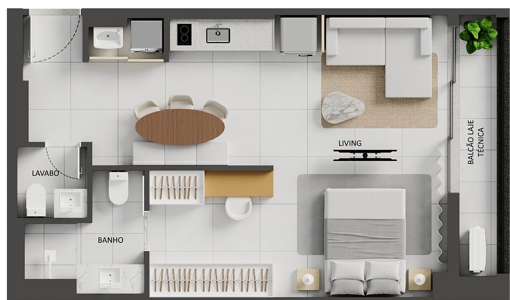 Apartamento, 2 quartos, 95 m² - Foto 56