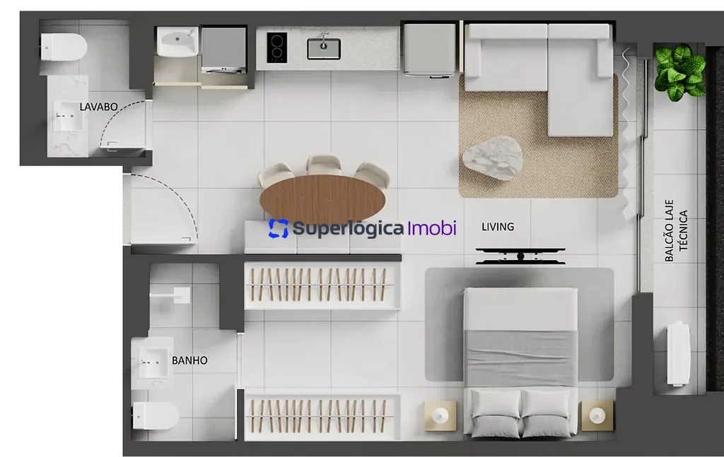 Apartamento, 2 quartos, 95 m² - Foto 54