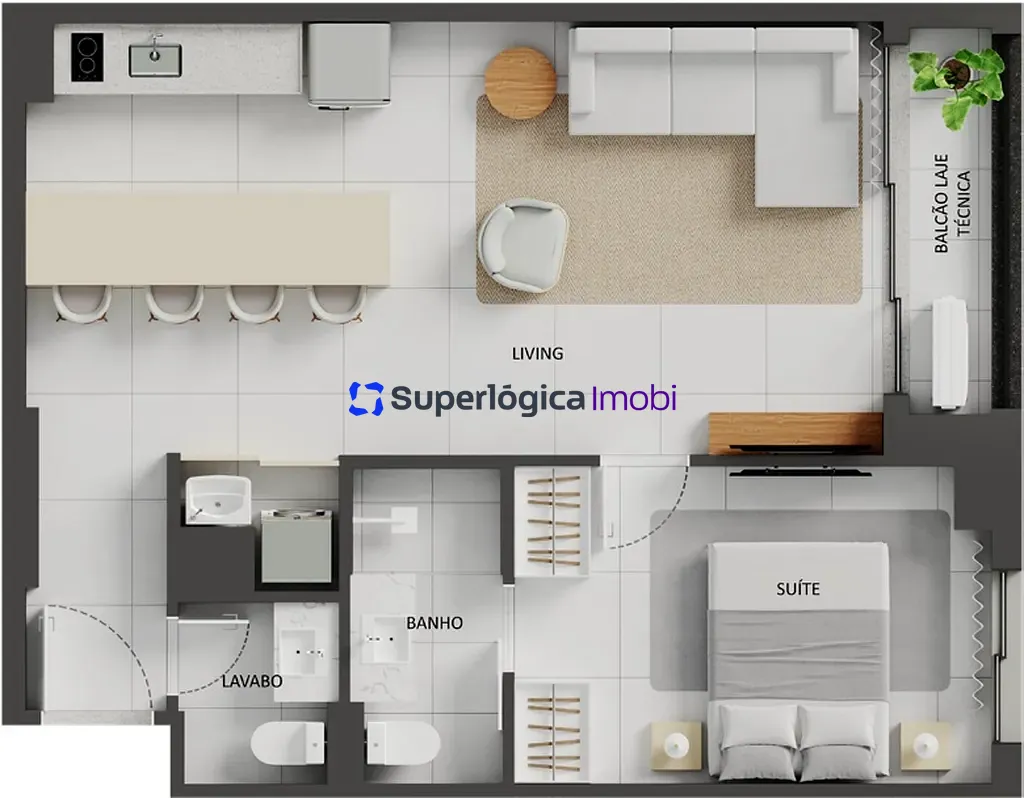 Apartamento, 2 quartos, 95 m² - Foto 58