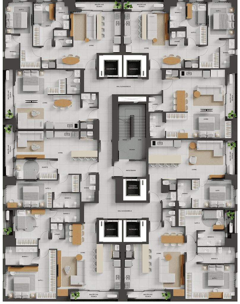 Apartamento, 2 quartos, 75 m² - Foto 48