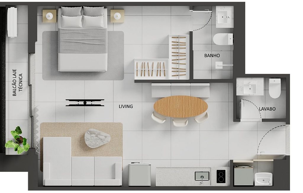 Apartamento, 2 quartos, 75 m² - Foto 50