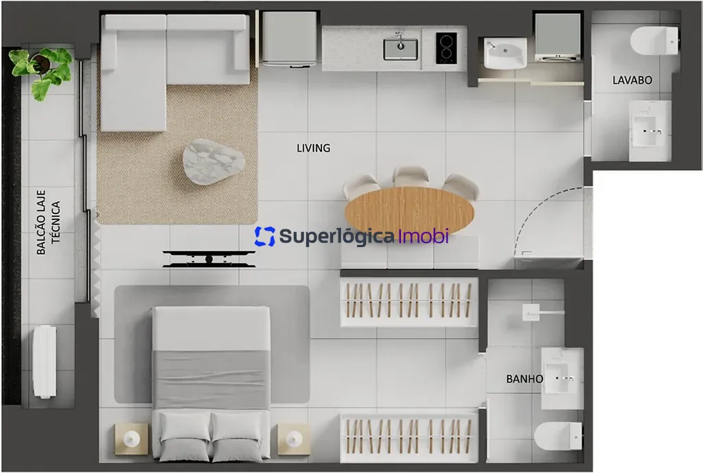 Apartamento, 2 quartos, 75 m² - Foto 52