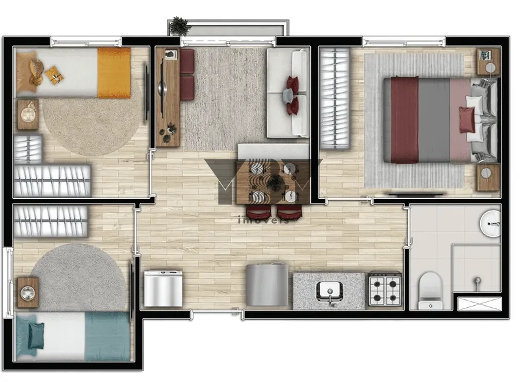 Apartamento, 3 quartos, 40 m² - Foto 31