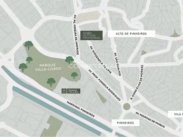 Apartamento 4 quartos e 6 banheiros, à venda, no bairro Alto de Pinheiros em São Paulo