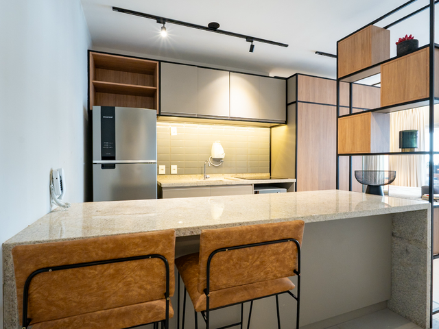 Foto do Studio - Studio à venda 1 Quarto 1 Vaga 45M² Campo Belo São Paulo - SP | Lares e Andares Imóveis